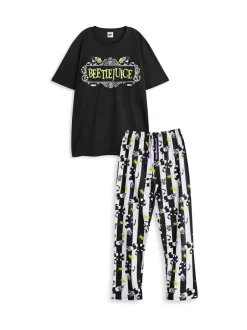 Pyjama's|Vanilla Underground Beetlejuice Adult Pyjamas Set