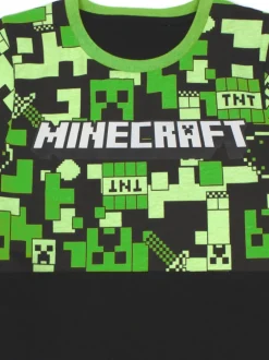 Pyjama's|Vanilla Underground Boys Minecraft Short Sleeve Short Leg 100% Cotton Pyjamas Set