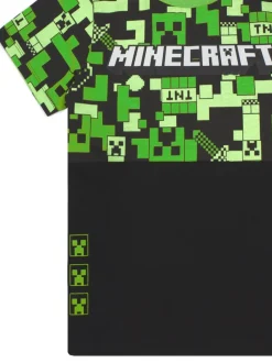 Pyjama's|Vanilla Underground Boys Minecraft Short Sleeve Short Leg 100% Cotton Pyjamas Set