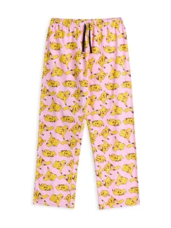 Pyjama's|Loungewear*Vanilla Underground dames Pokemon roze korte mouw lange pijpen 100% katoenen pyjamaset