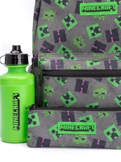 Tassen|Vanilla Underground 4-delige Minecraft Boys Creeper rugzakset