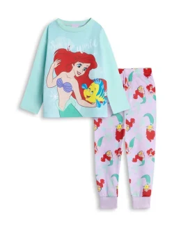 Nachtkleding En Pyjama's|Pyjama's*Vanilla Underground Disney The Little Mermaid Long Sleeve Long Leg Pyjamas Set