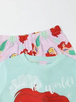 Nachtkleding En Pyjama's|Pyjama's*Vanilla Underground Disney The Little Mermaid Long Sleeve Long Leg Pyjamas Set