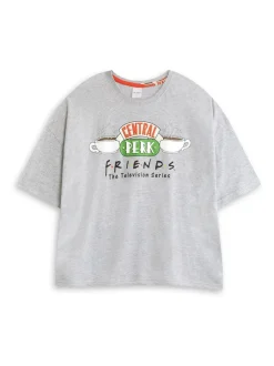 Pyjama's|Loungewear*Vanilla Underground Friends Central Perk Logo Short Sleeve Long Leg Pyjamas Set