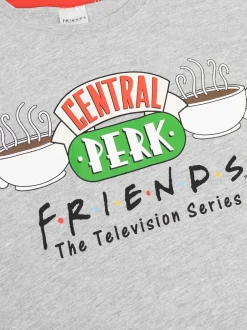 Pyjama's|Loungewear*Vanilla Underground Friends Central Perk Logo Short Sleeve Long Leg Pyjamas Set
