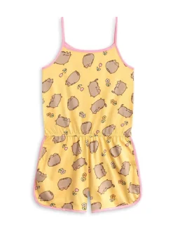 Jumpsuits En Playsuits*Vanilla Underground Girls Pusheen Sleeveless Playsuit