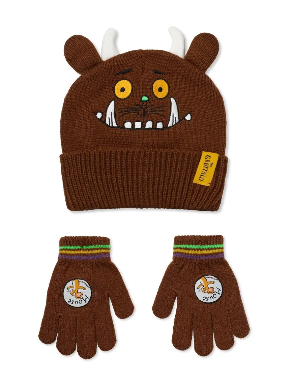 Mutsjes En Antikrabwantjes|Mutsen, Handschoenen En Sjaals*Vanilla Underground Gruffalo Muts & Handschoenen Set