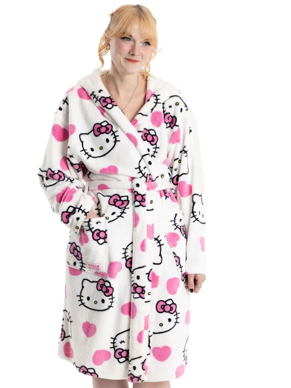 Badjassen|Vanilla Underground Hello Kitty Hooded Bath Robe