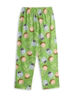 Pyjama's|Vanilla Underground herenpyjama met Rick And Morty-print, meerkleurig, korte mouwen, lange pijpen, 100% katoen