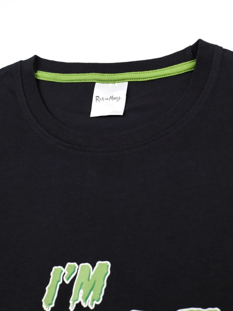 Pyjama's|Vanilla Underground herenpyjama met Rick And Morty-print, meerkleurig, korte mouwen, lange pijpen, 100% katoen