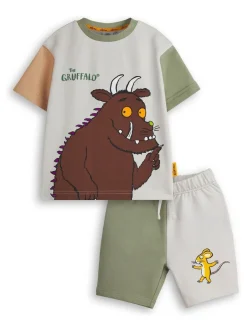Shorts*Vanilla Underground jongens Gruffalo sweat 100% katoenen T-shirt en short set