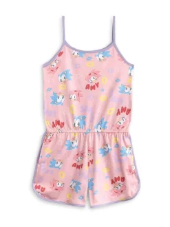 Jumpsuits En Playsuits*Vanilla Underground meisjes Sonic The Hedgehog mouwloos speelpakje