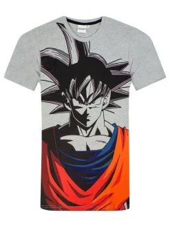 Pyjama's|Vanilla Underground Mens Dragon Ball Z Goku Short Sleeve Long Leg Pyjamas Set