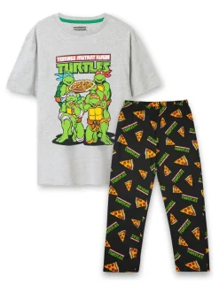 Pyjama's|Vanilla Underground Mens 100% Cotton Teenage Mutant Ninja Turtle Pyjamas