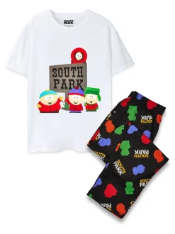 Pyjama's*Vanilla Underground Mens White South Park 100% Cotton Licensed Pyjamas