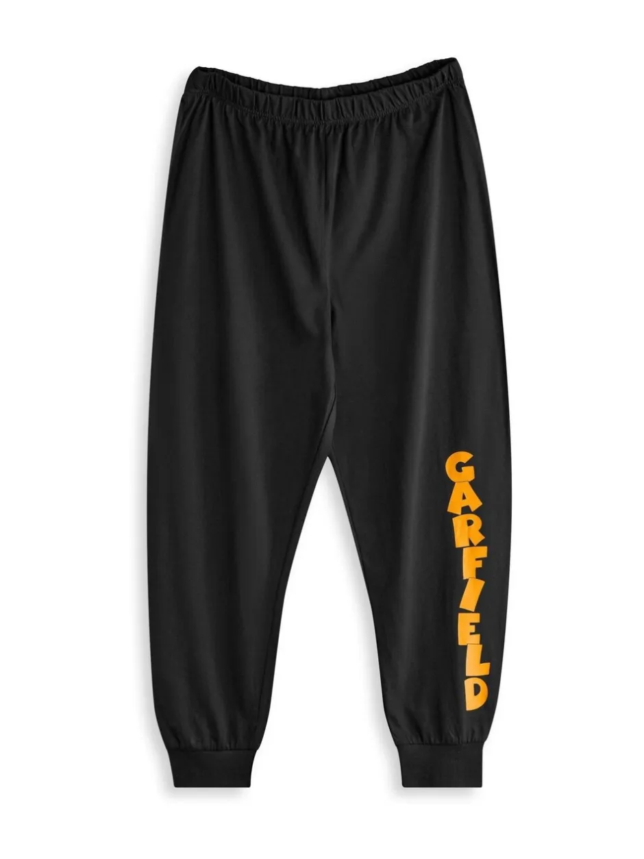 Pyjama's|Vanilla Underground Mens Garfield Short Sleeve Long Leg Pyjamas Set