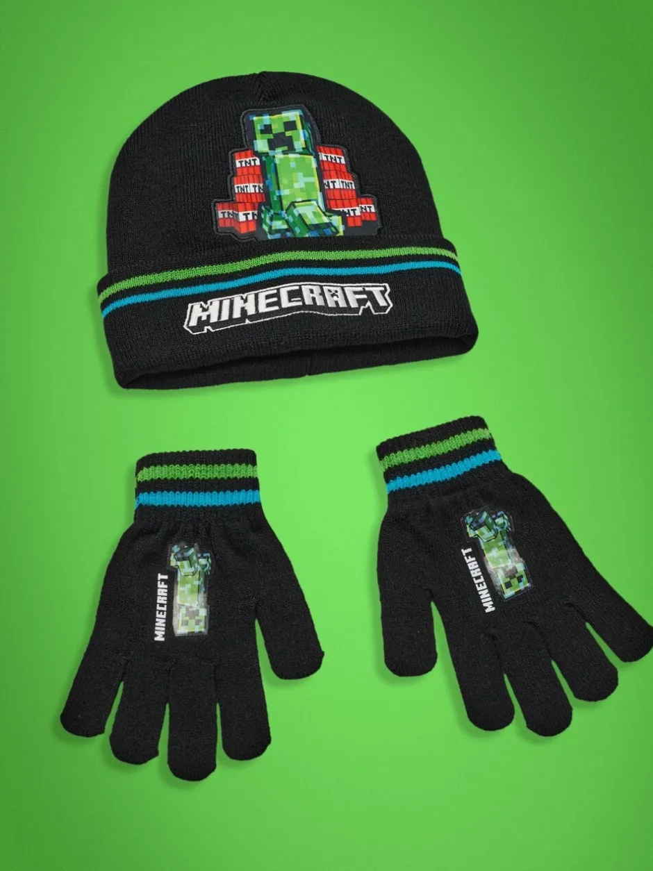 Mutsen, Handschoenen En Sjaals|Vanilla Underground Minecraft Muts & Handschoenen Set