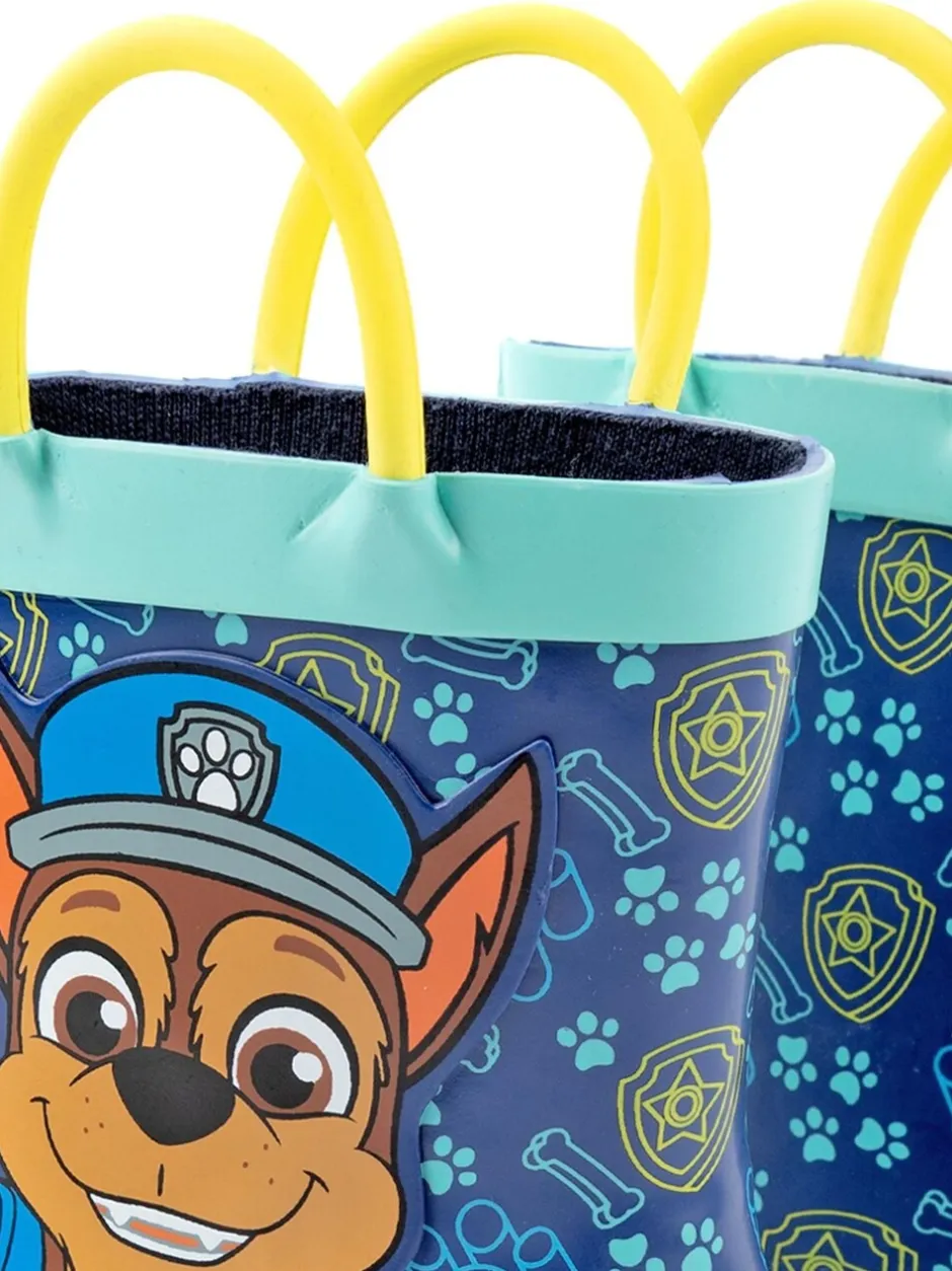 Laarzen|Vanilla Underground Paw Patrol Boys Chase regenlaarzen met print en hendels
