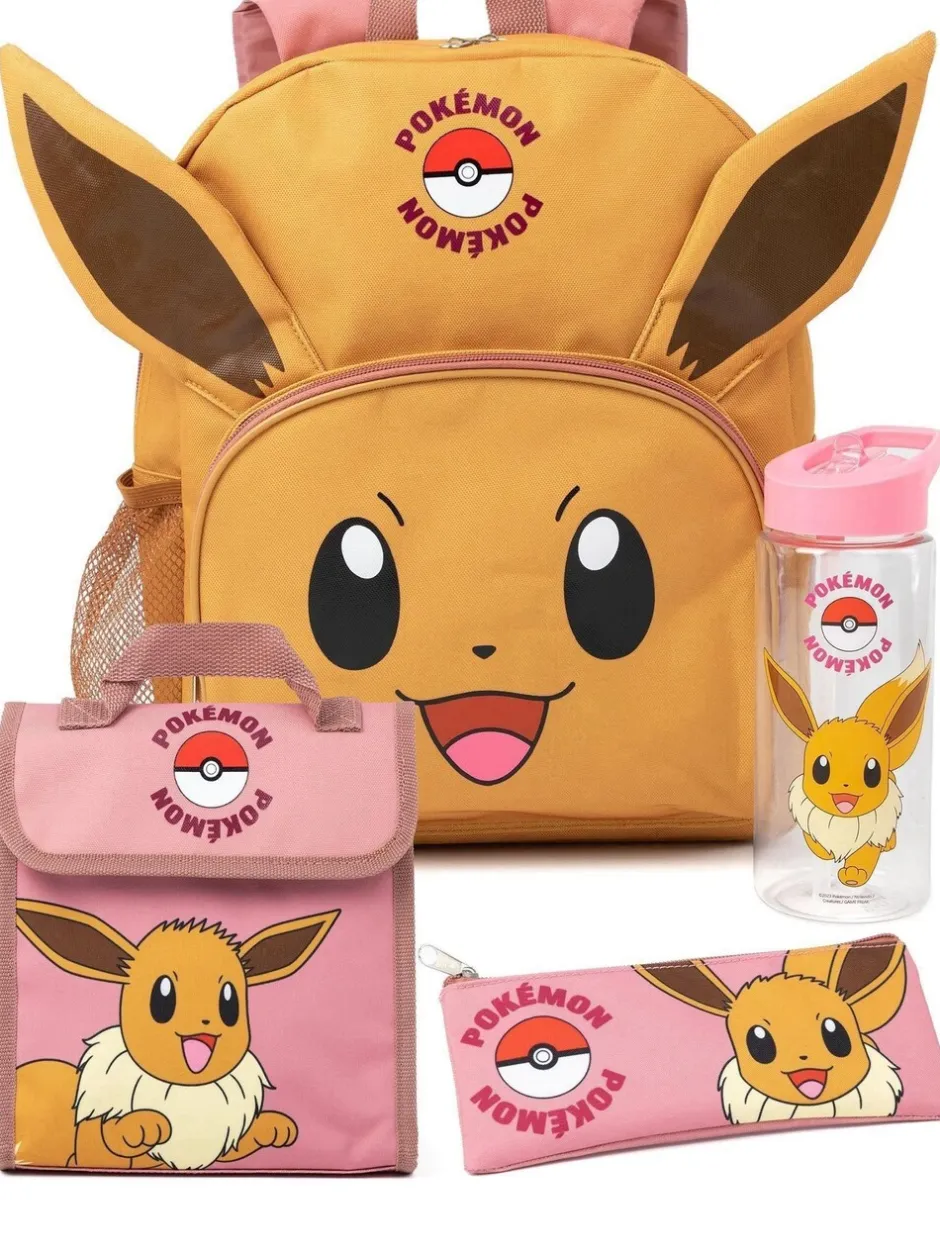 Tassen|Vanilla Underground Pokemon uniseks kids 4-delige terug naar school set