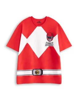 Pyjama's|Vanilla Underground Power Rangers Character Short Sleeve Long Leg Pyjamas Set