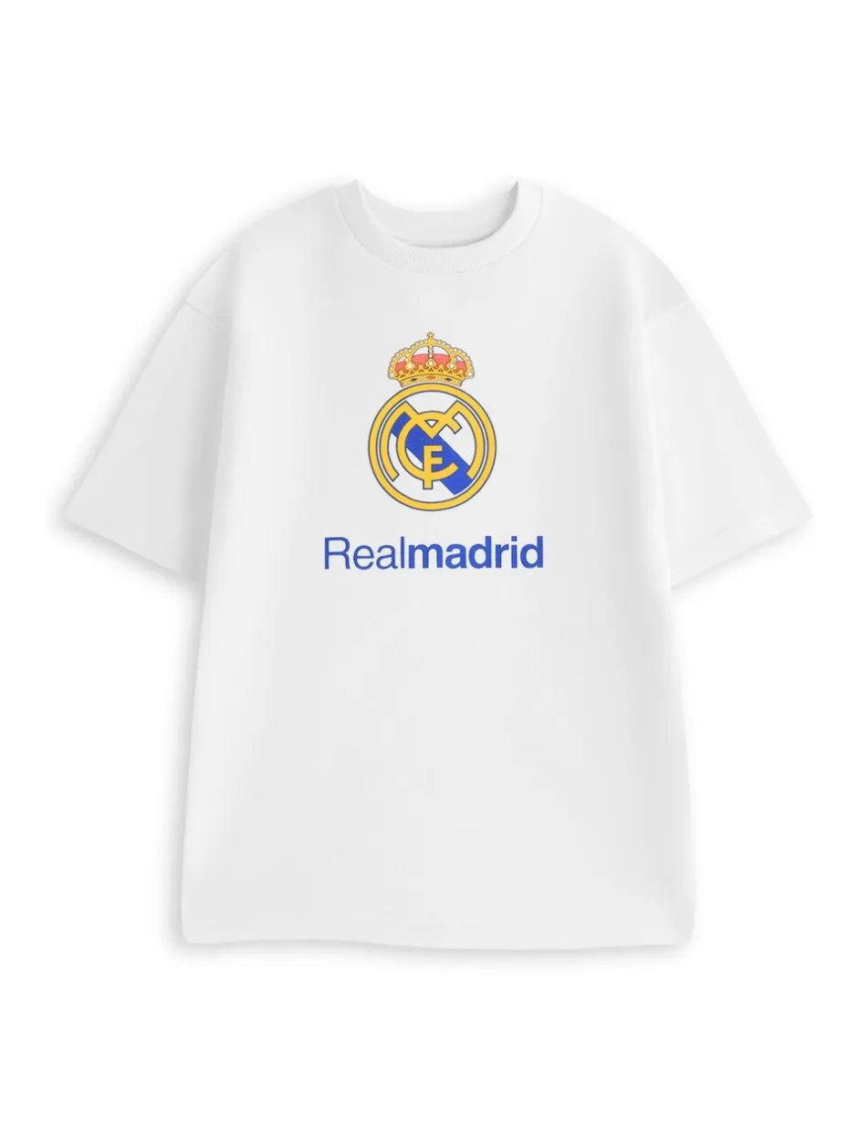 Pyjama's|Loungewear*Vanilla Underground Real Madrid Short Sleeve Long Leg Pyjamas Set