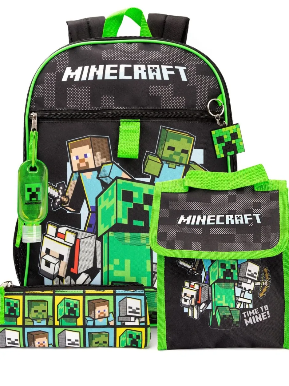 Tassen*Vanilla Underground rugzakset met Minecraft-print