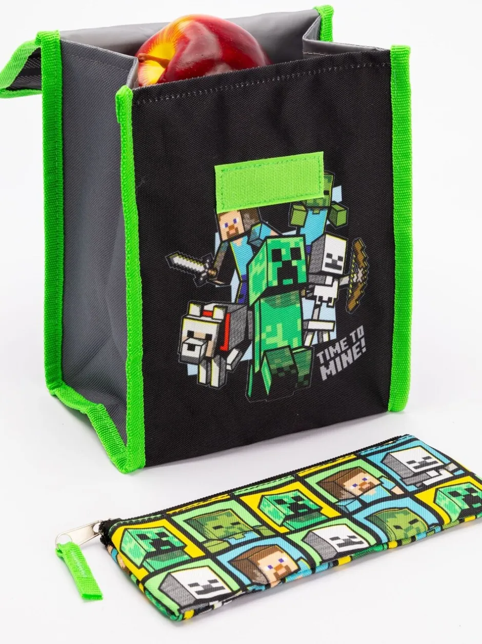 Tassen*Vanilla Underground rugzakset met Minecraft-print