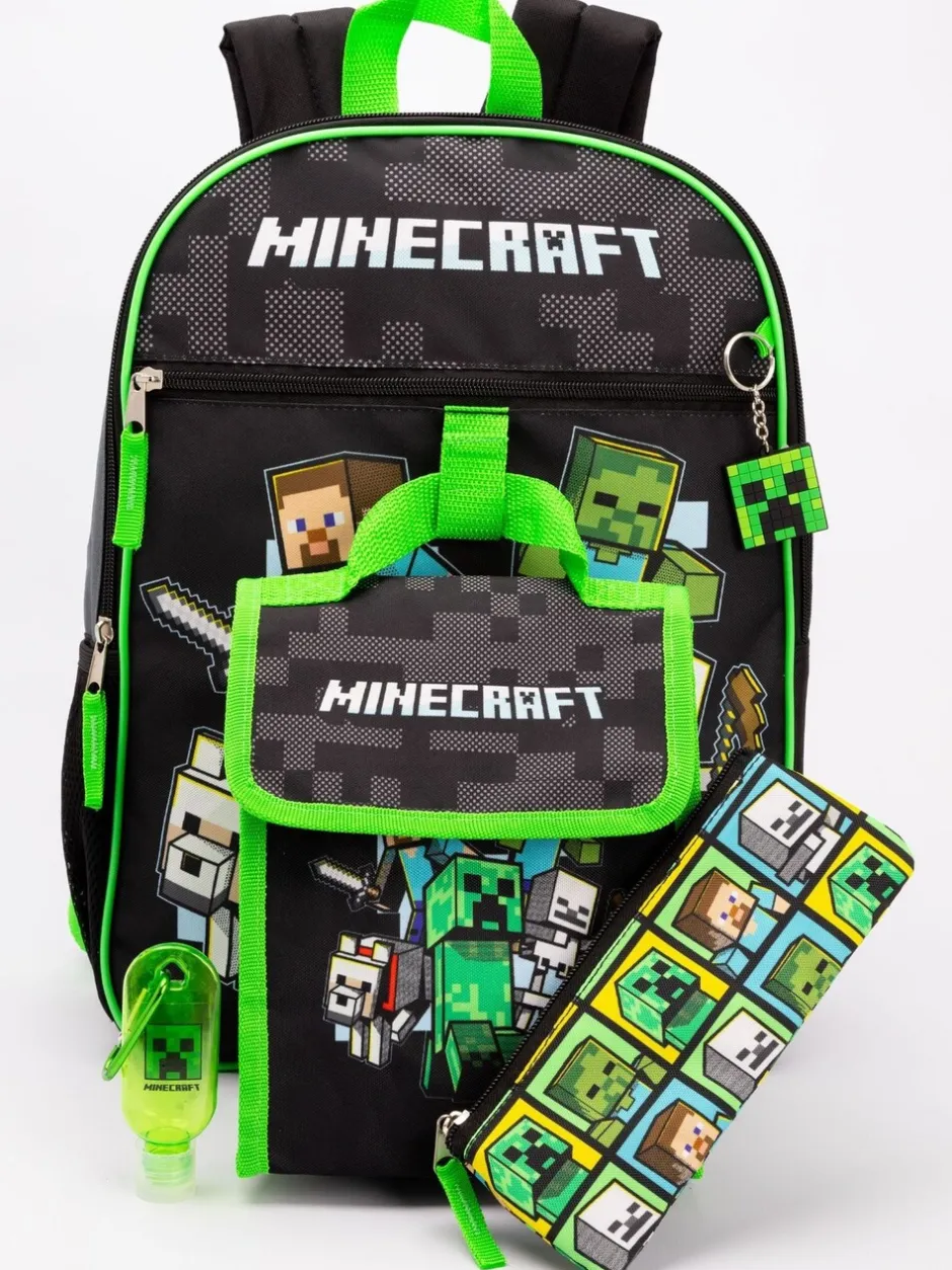 Tassen*Vanilla Underground rugzakset met Minecraft-print