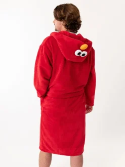 Kamerjassen En Badjassen|Vanilla Underground Sesame Street Elmo Hooded Bath Robe