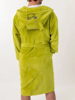 Kamerjassen En Badjassen|Vanilla Underground Shrek Hooded Bath Robe