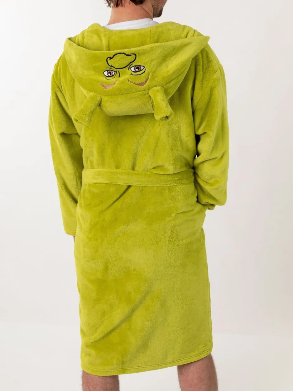 Kamerjassen En Badjassen|Vanilla Underground Shrek Hooded Bath Robe