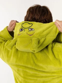 Kamerjassen En Badjassen|Vanilla Underground Shrek Hooded Bath Robe