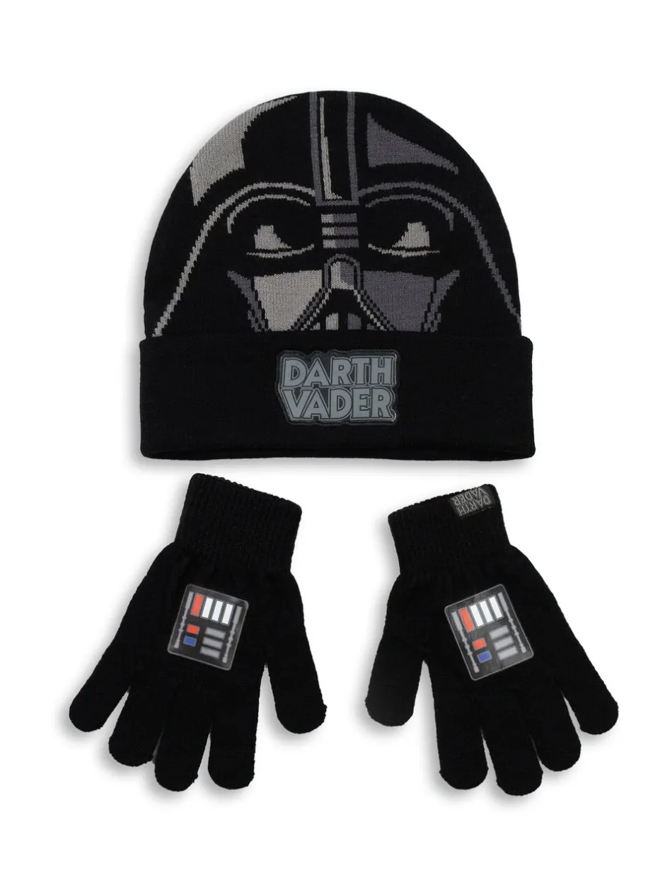 Mutsen, Handschoenen En Sjaals*Vanilla Underground Star Wars Boys Black Beanie and Gloves Set
