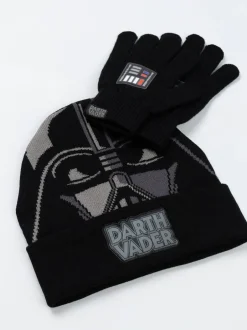 Mutsen, Handschoenen En Sjaals*Vanilla Underground Star Wars Boys Black Beanie and Gloves Set