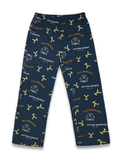 Pyjama's*Vanilla Underground Yellowstone Short Sleeve Long Leg Pyjamas Set
