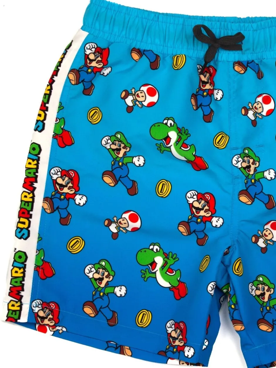 Badkleding*Vanilla Underground zwemshort met Super Mario Bros-licentieprint - Jongens