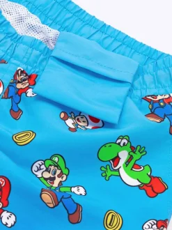 Badkleding*Vanilla Underground zwemshort met Super Mario Bros-licentieprint - Jongens