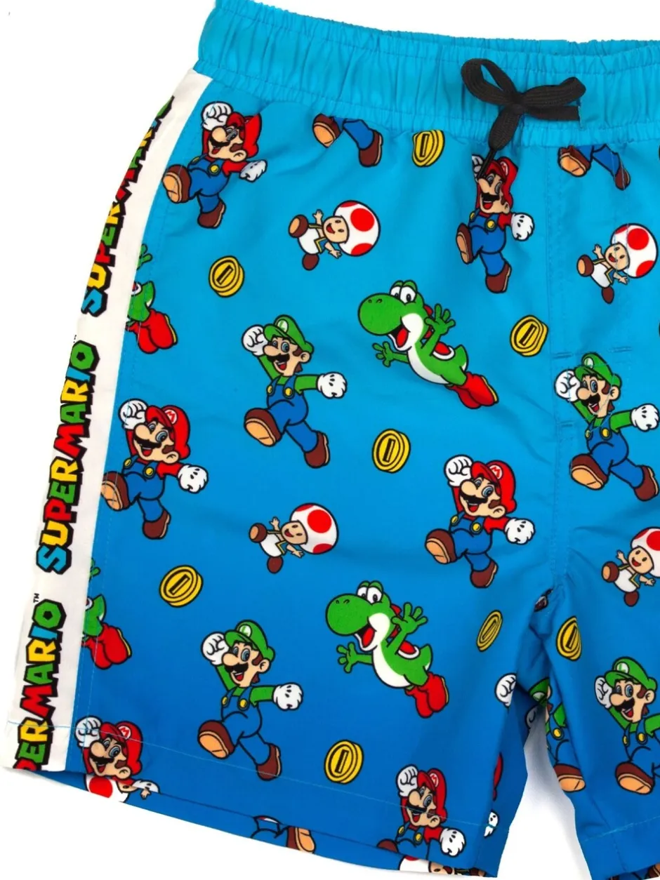 Badkleding*Vanilla Underground zwemshort met Super Mario Bros-licentieprint - Jongens