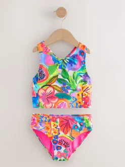 Badkleding*Next - Bikini (3-16 jr) Veelkleurig met tropische print