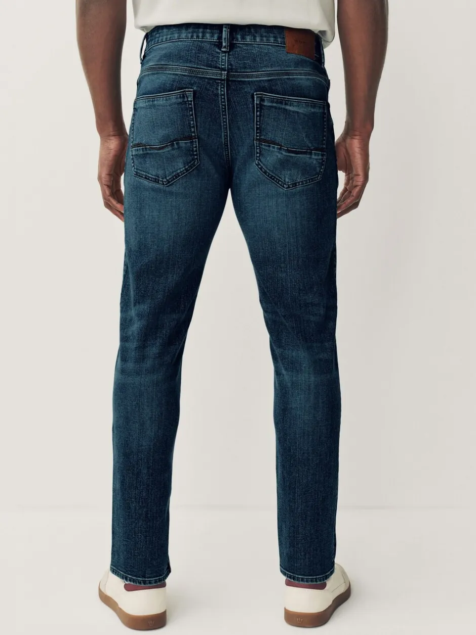 Jeans|Next Vintage blauw - Slim Fit - Authentieke stretch denim jeans