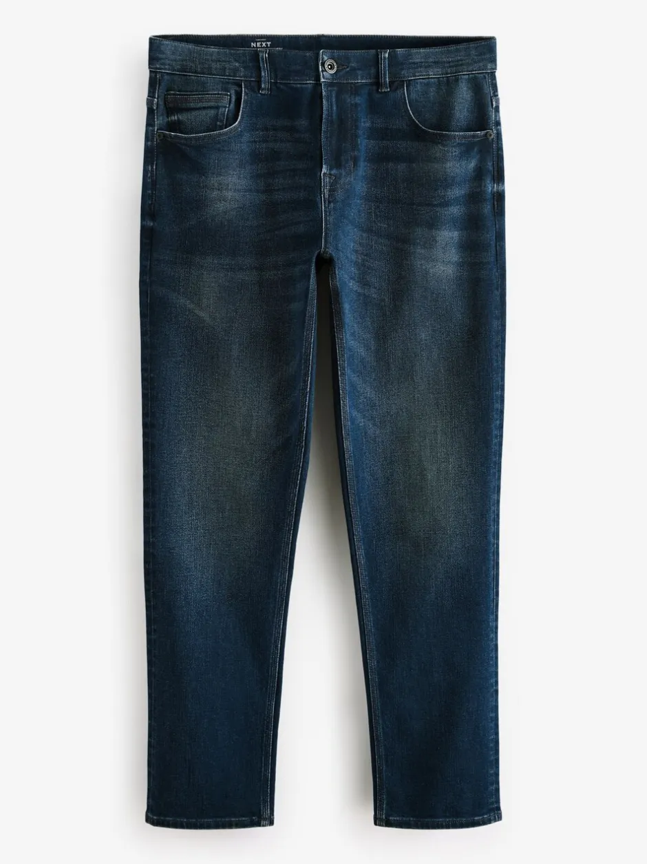 Jeans|Next Vintage blauw - Slim Fit - Authentieke stretch denim jeans