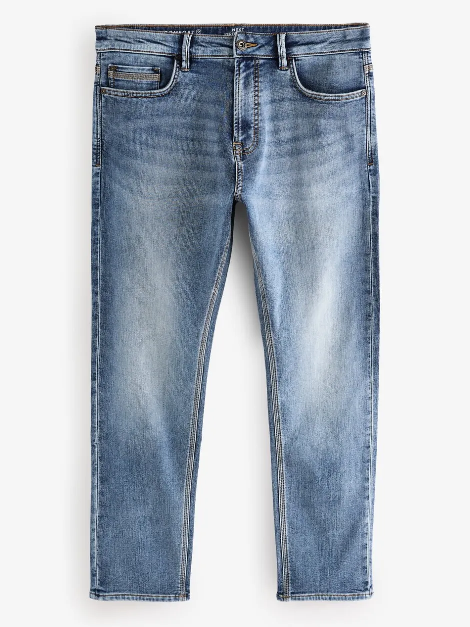 Jeans*Next Vintage lichtblauw - Slim Fit - Comfortabele stretchjeans
