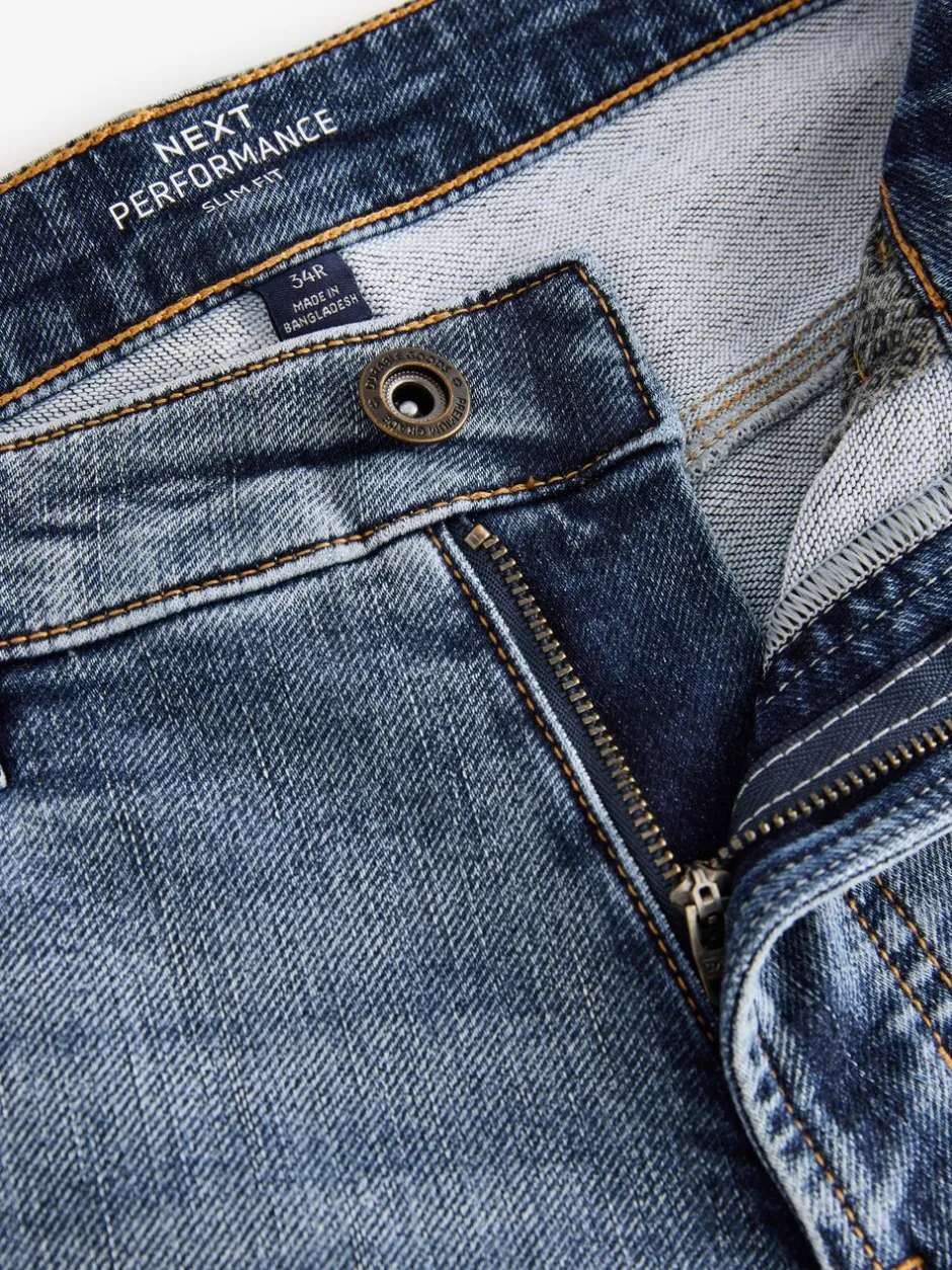 Jeans*Next Vintage lichtblauw - Slim Fit - Comfortabele stretchjeans