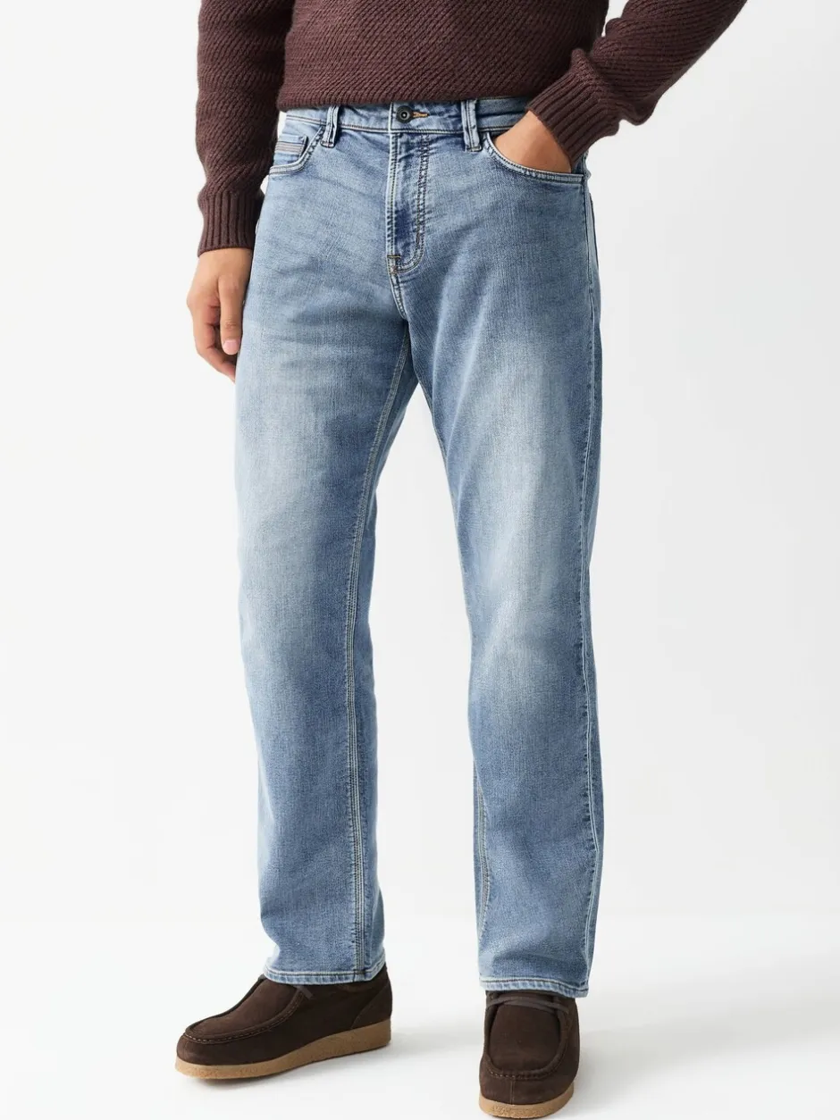 Jeans*Next - Straight fit - Comfortabele stretchjeans Vintage lichtblauw