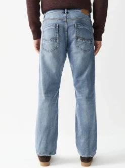 Jeans*Next - Straight fit - Comfortabele stretchjeans Vintage lichtblauw