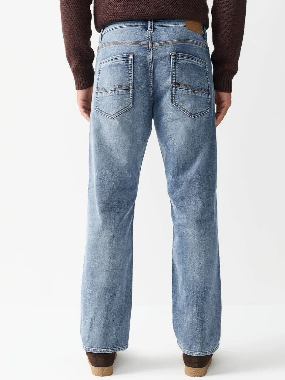 Jeans*Next - Straight fit - Comfortabele stretchjeans Vintage lichtblauw