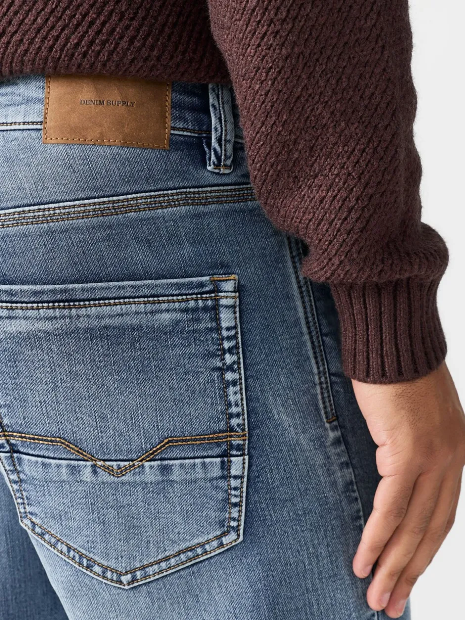 Jeans*Next - Straight fit - Comfortabele stretchjeans Vintage lichtblauw