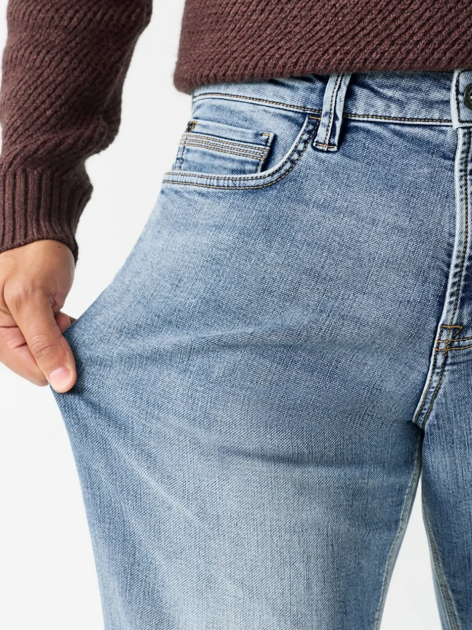 Jeans*Next - Straight fit - Comfortabele stretchjeans Vintage lichtblauw