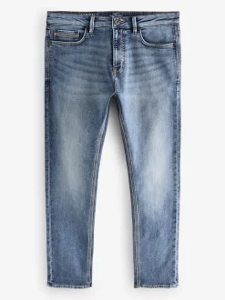 Jeans*Next Vintage lichtblauw - Strakke Pasvorm - Comfortabele stretchjeans