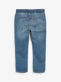 Jeans*Next - Jeans met stretch en elastische taille (3-16 jr) Vintage middenblauw